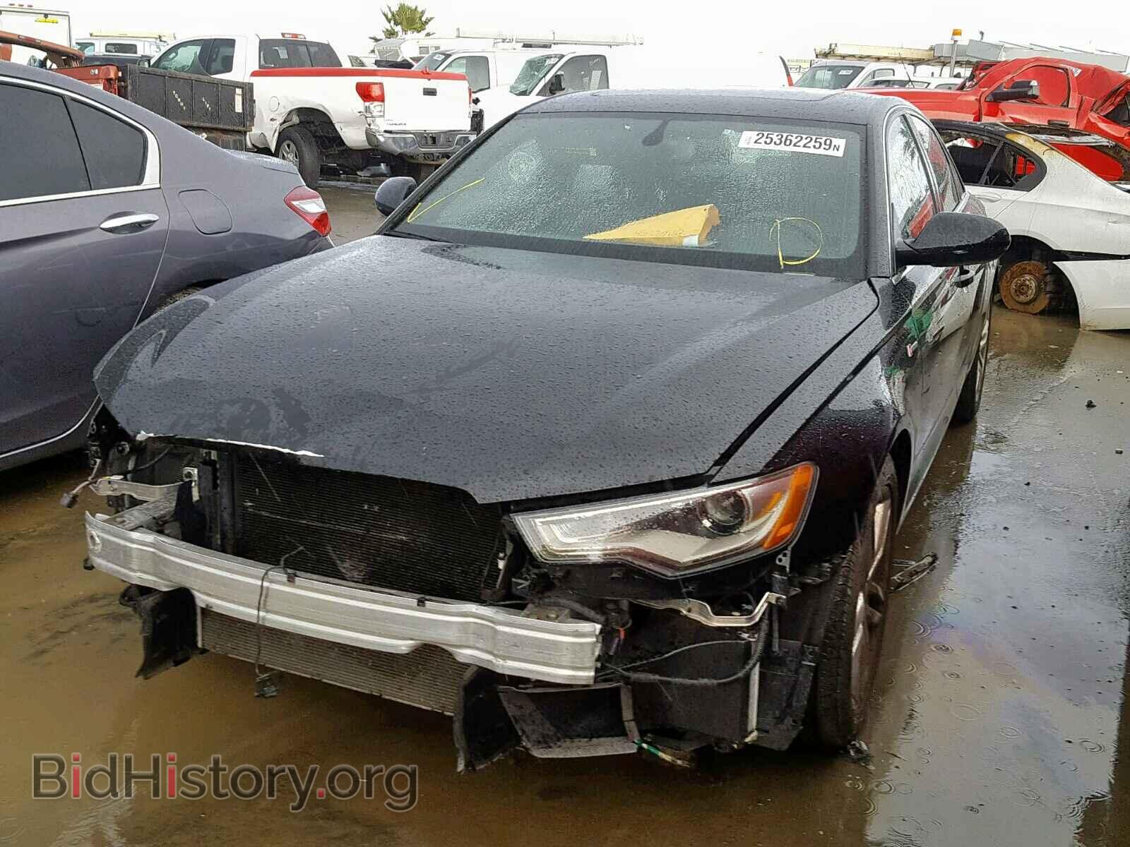 2012 AUDI A6 - VIN: WAUGGAFC6CN124859 - Фото 2