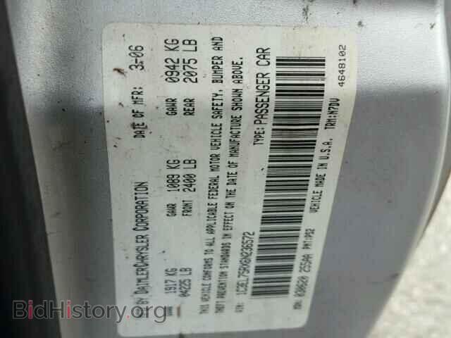 2006 CHRYSLER SEBRING - VIN: 1C3EL75RX6N236572 - Фото 10