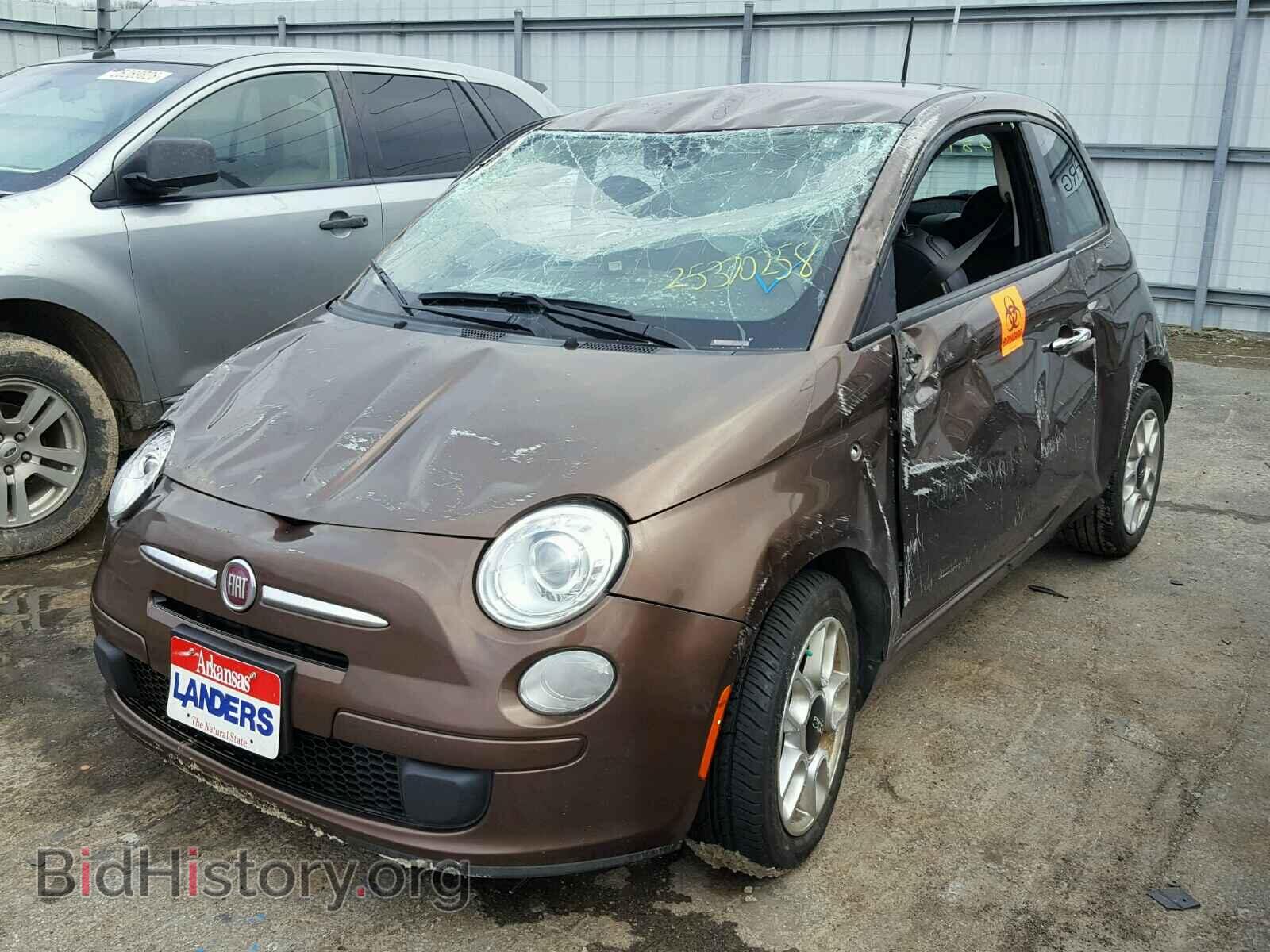 2013 FIAT 500 - VIN: 3C3CFFAR8DT511349 - Фото 2