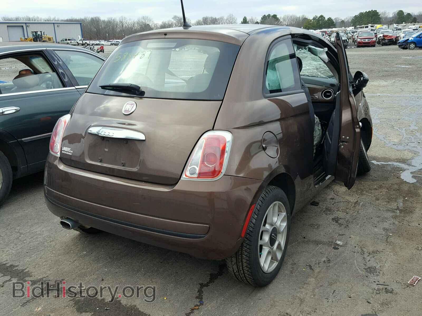 2013 FIAT 500 - VIN: 3C3CFFAR8DT511349 - Фото 4