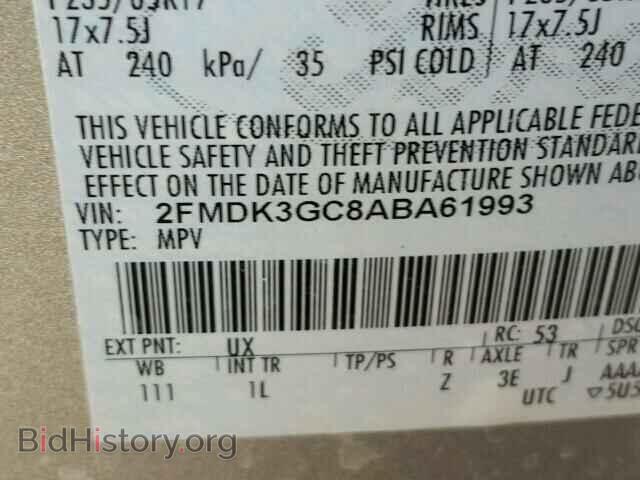 2010 FORD EDGE - VIN: 2FMDK3GC8ABA61993 - Photo 10