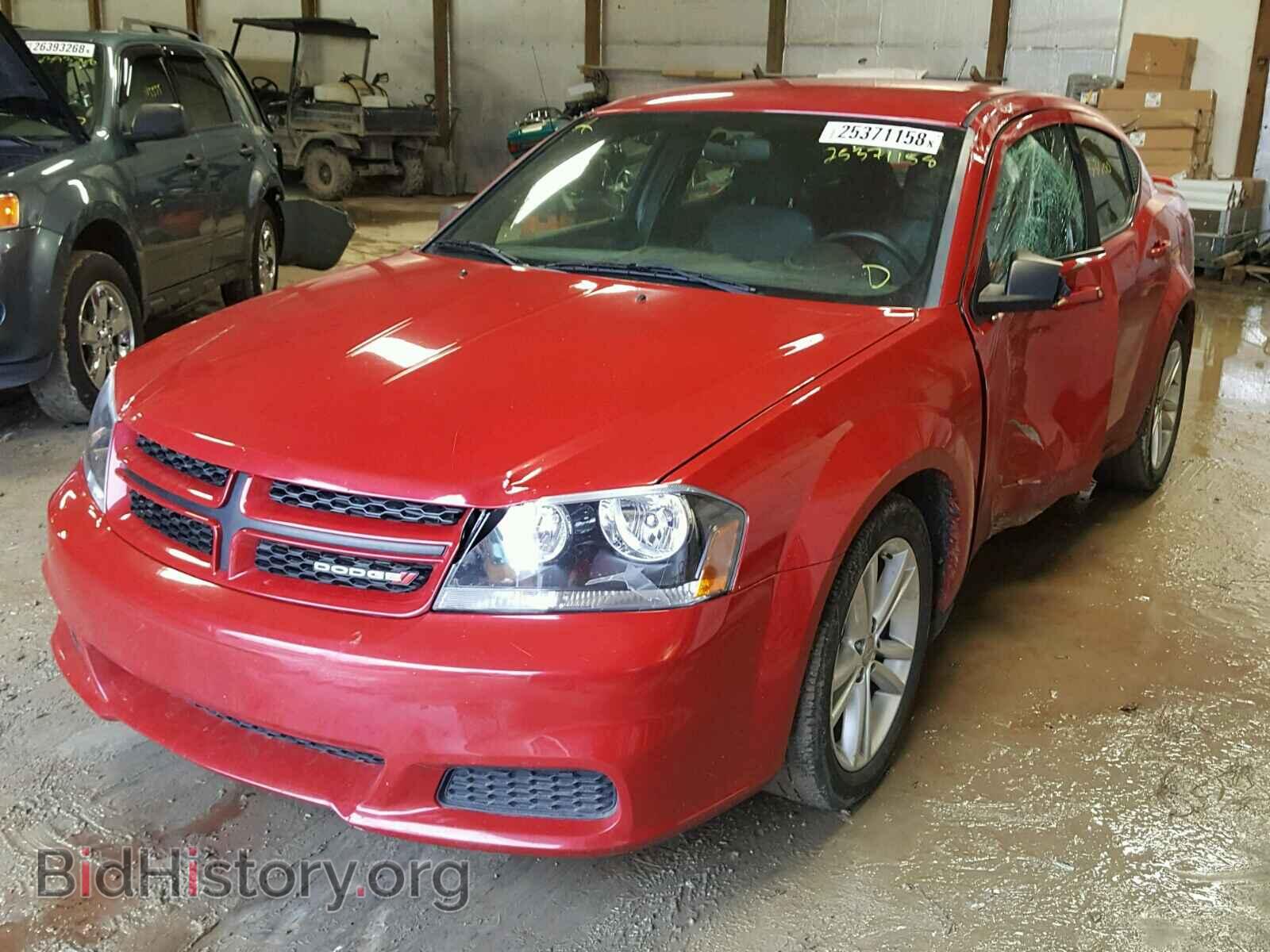 2014 DODGE AVENGER - VIN: 1C3CDZAB5EN160492 - Фото 2