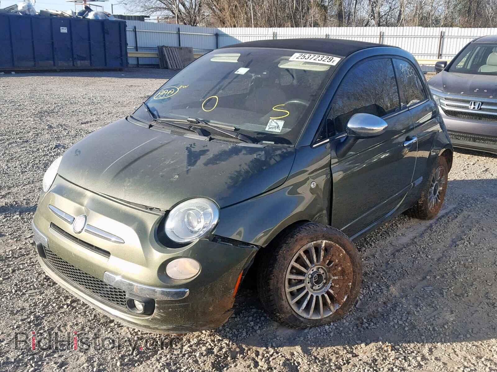 2012 FIAT 500 - VIN: 3C3CFFER2CT109318 - Фото 2