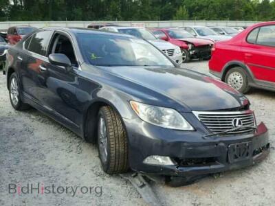 2007 Lexus LS460 LS 460, черный — VIN JTHBL46F775001614, Copart