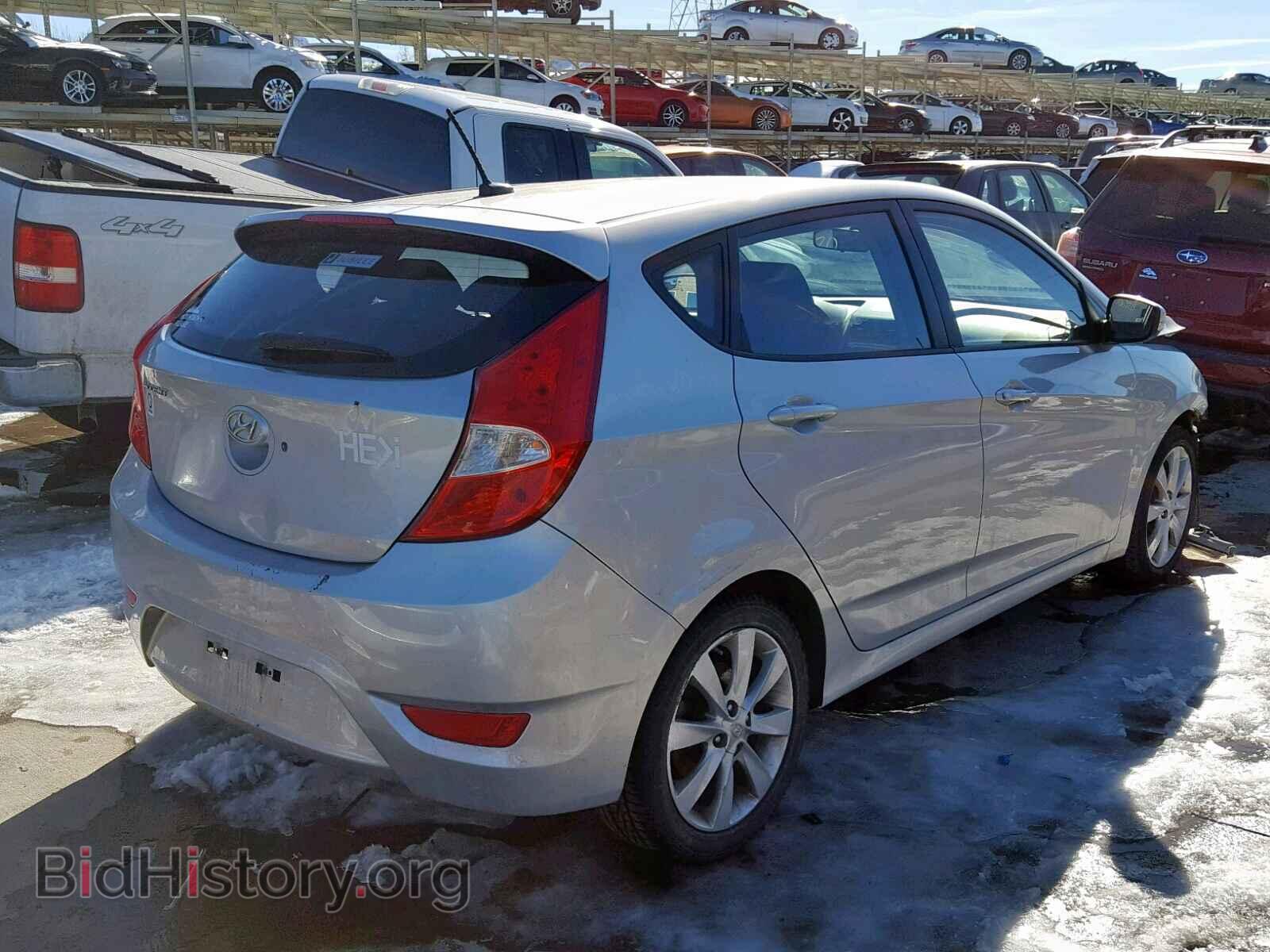 2014 HYUNDAI ACCENT - VIN: KMHCU5AE7EU186284 - Фото 4