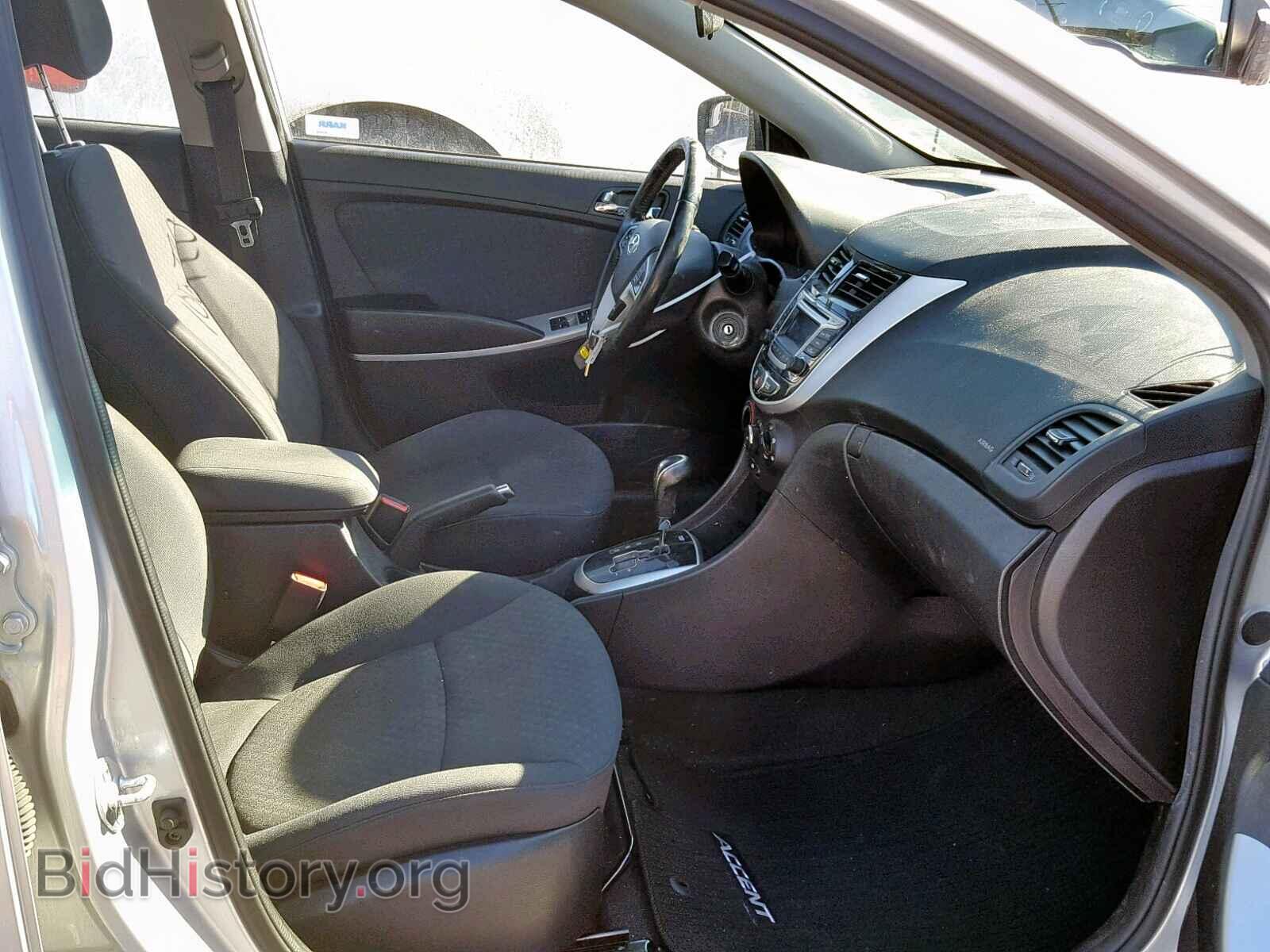 2014 HYUNDAI ACCENT - VIN: KMHCU5AE7EU186284 - Фото 5