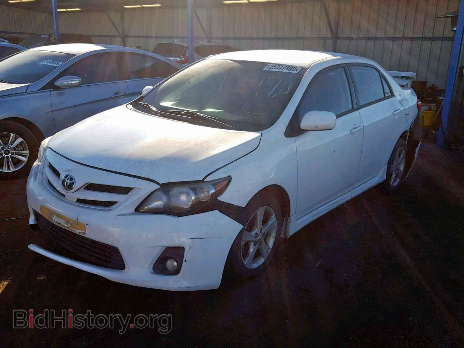 2011 TOYOTA COROLLA BA - VIN: 2T1BU4EE6BC645530 - Фото 2