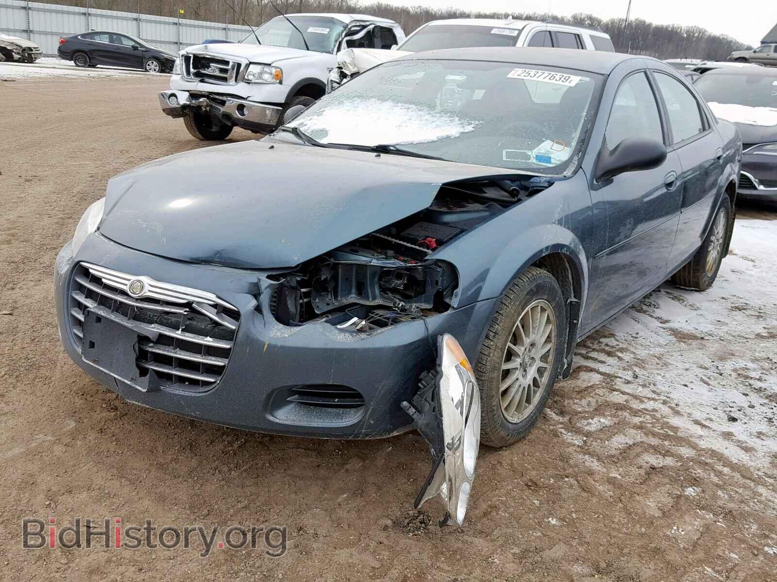 2005 CHRYSLER SEBRING - VIN: 1C3EL46J55N665768 - Фото 2