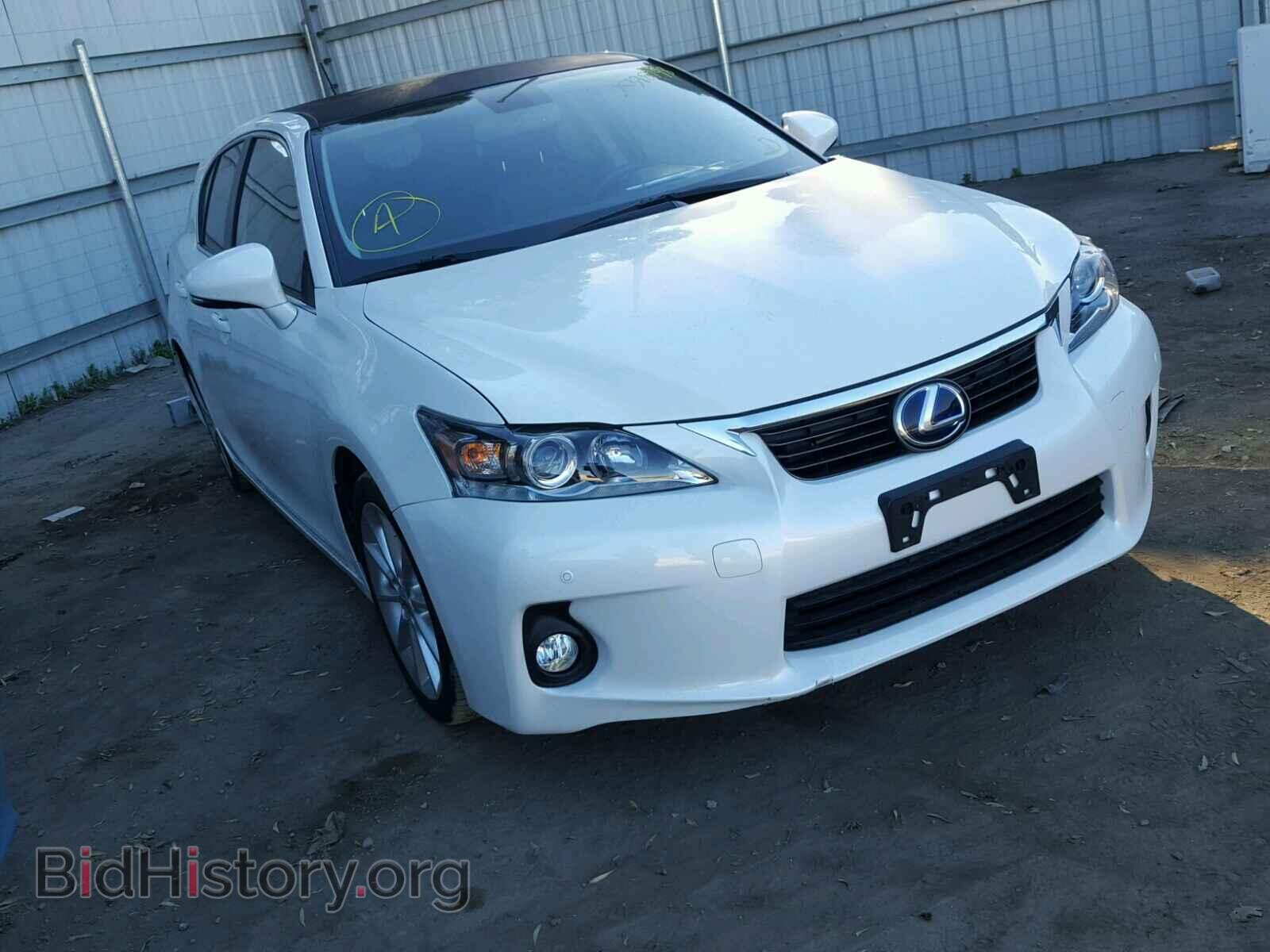 Photo JTHKD5BHXD2124475 - LEXUS CT 200 2013