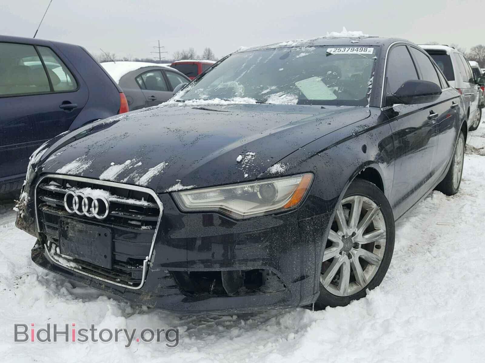 2014 AUDI A6 - VIN: WAUGFAFC1EN011875 - Фото 2