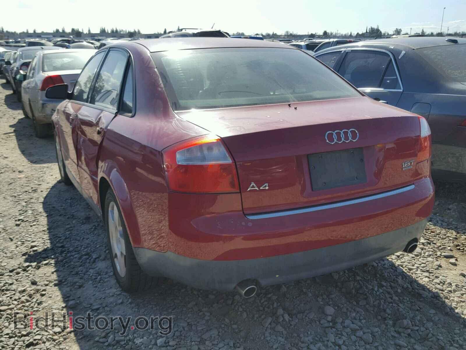 2002 AUDI A4 - VIN: WAULC68E12A260392 - Фото 3