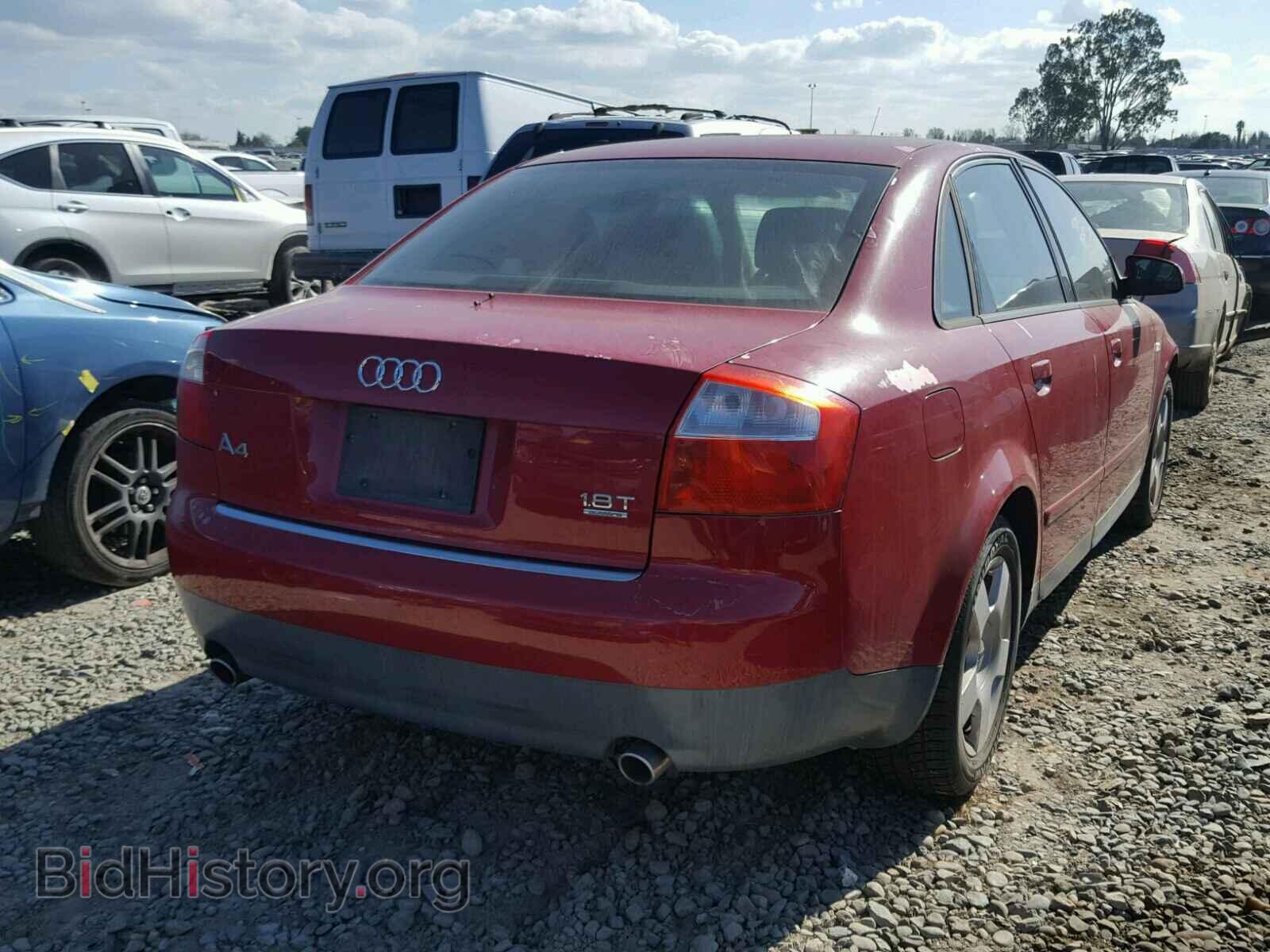 2002 AUDI A4 - VIN: WAULC68E12A260392 - Фото 4