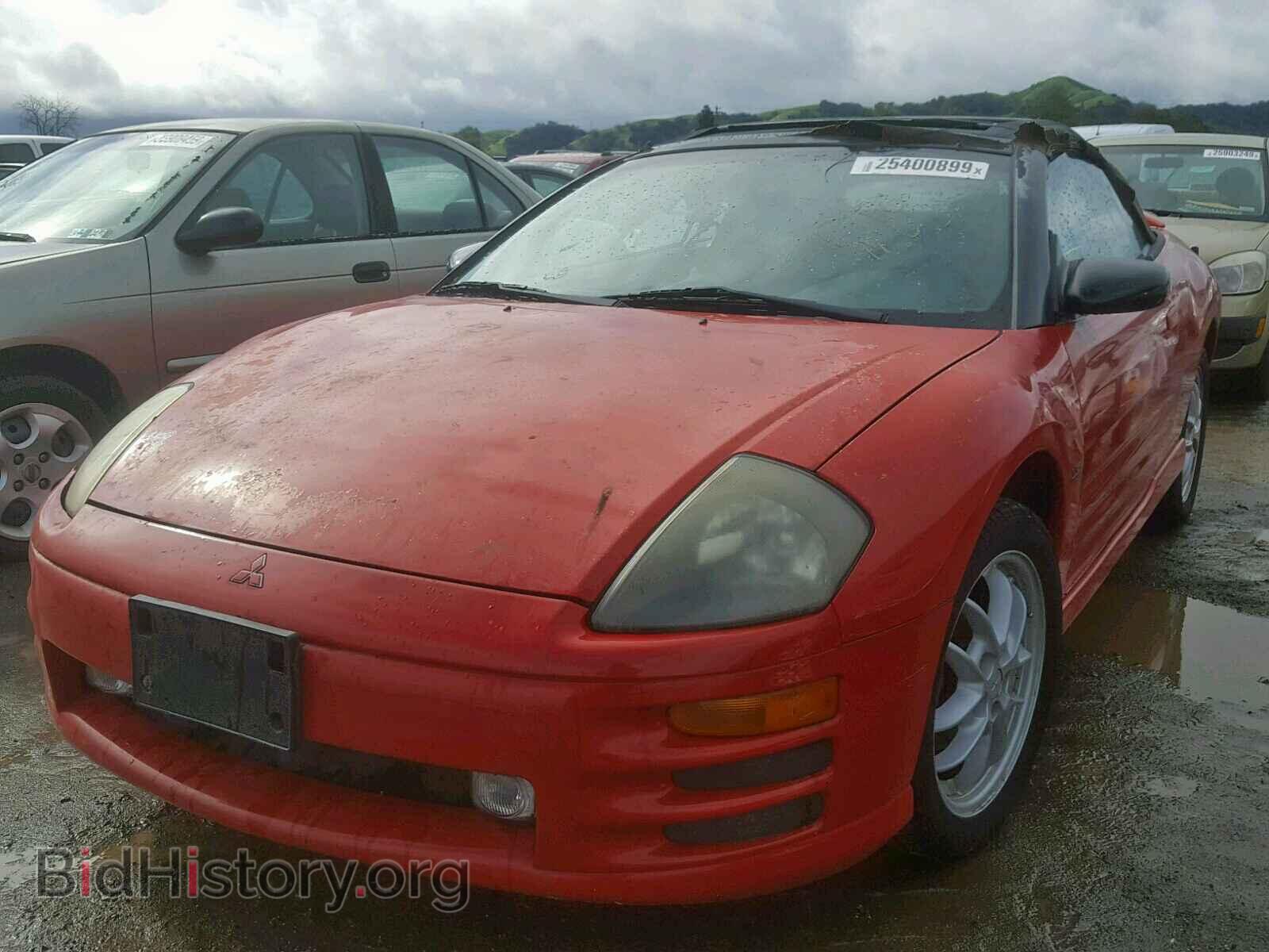 2001 MITSUBISHI ECLIPSE - VIN: 4A3AE85H81E156159 - Фото 2