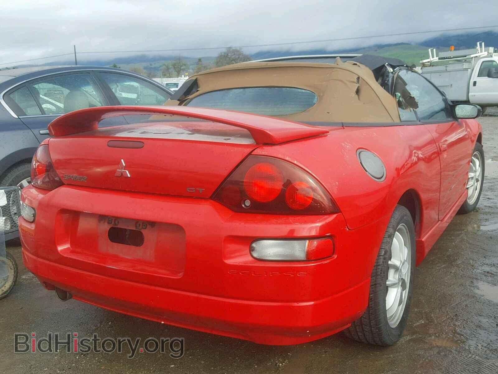 2001 MITSUBISHI ECLIPSE - VIN: 4A3AE85H81E156159 - Фото 4
