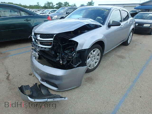 2014 DODGE AVENGER - VIN: 1C3CDZAB1EN184126 - Фото 2