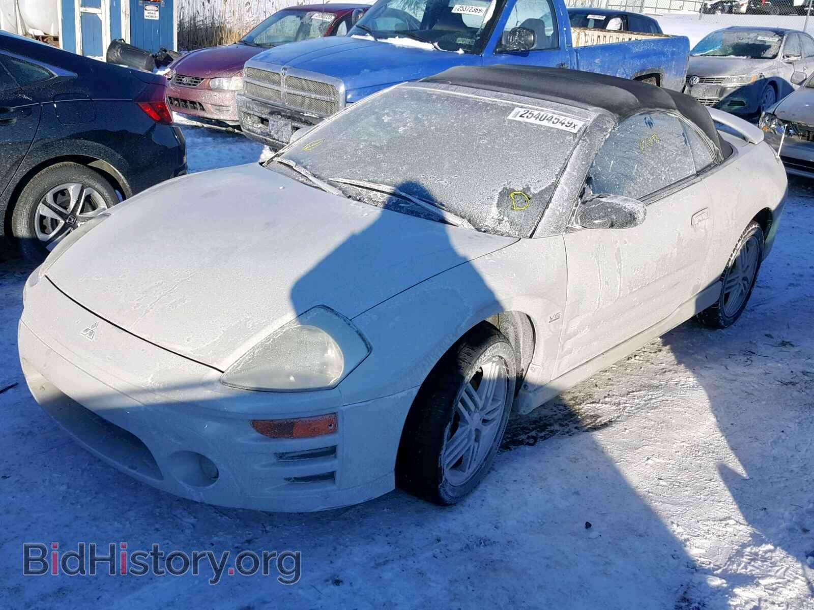 2003 MITSUBISHI ECLIPSE - VIN: 4A3AE55H23E069293 - Фото 2