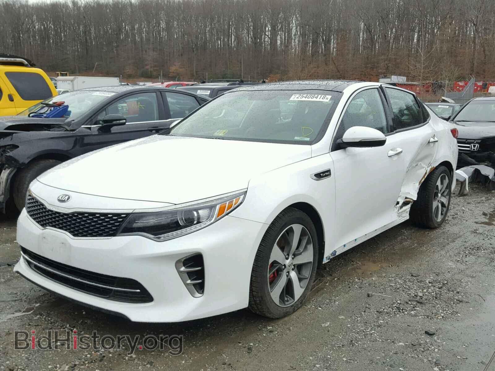 2016 KIA OPTIMA - VIN: 5XXGW4L24GG019256 - Фото 2