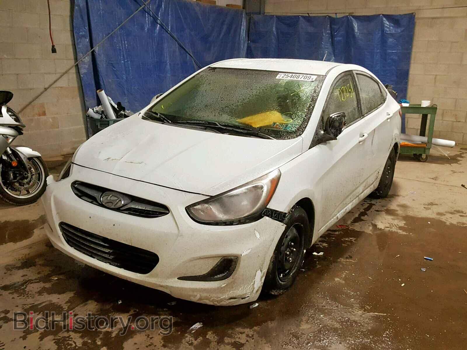 2013 HYUNDAI ACCENT - VIN: KMHCT4AE1DU486270 - Фото 2