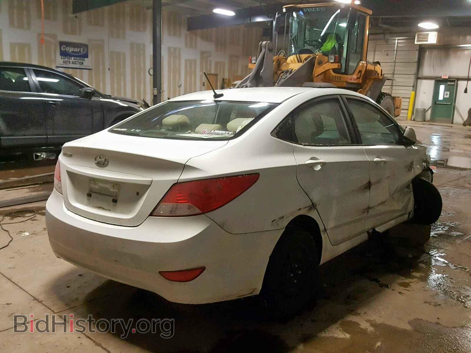 2013 HYUNDAI ACCENT - VIN: KMHCT4AE1DU486270 - Фото 4