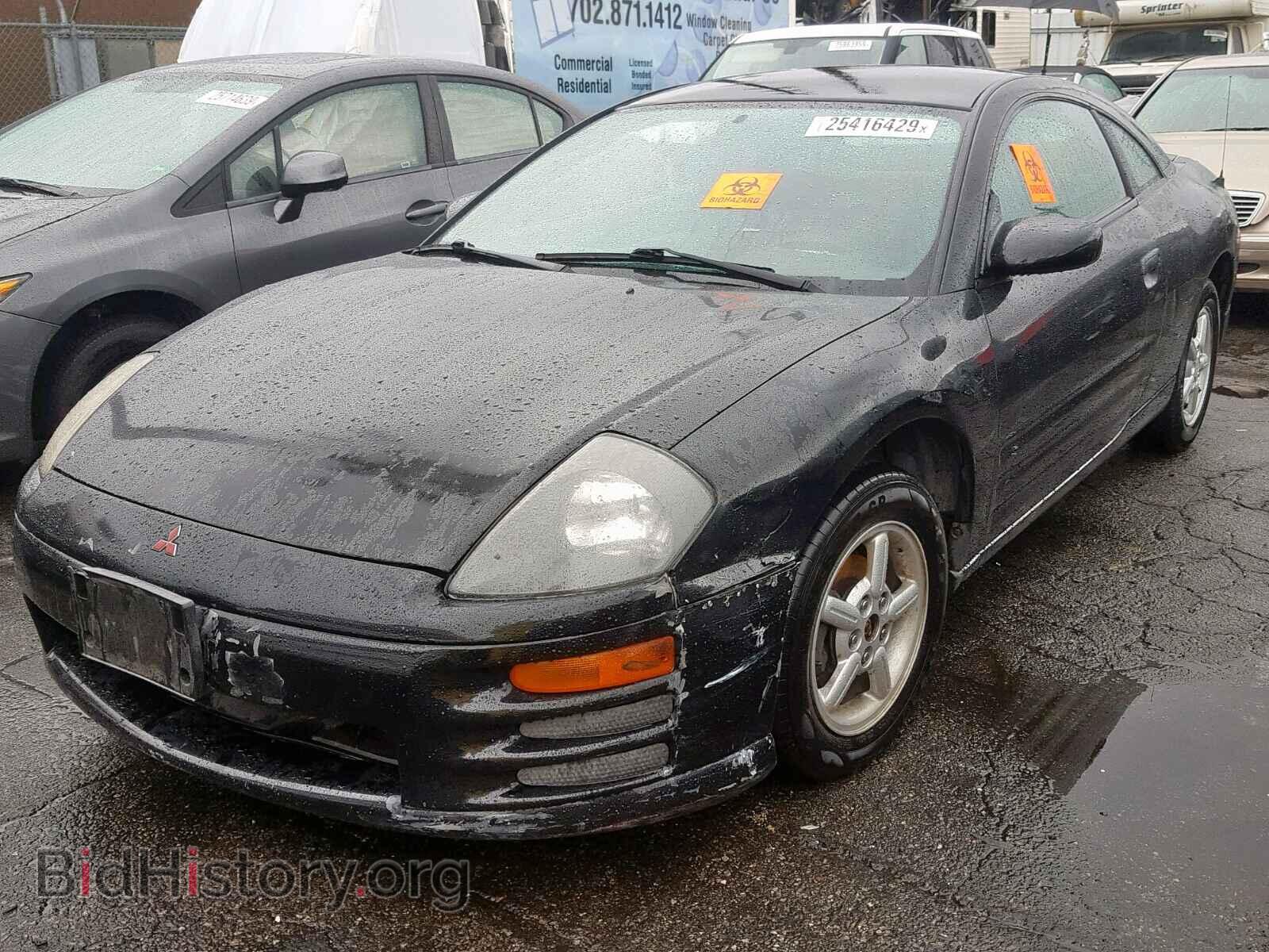 2001 MITSUBISHI ECLIPSE - VIN: 4A3AC34G11E060973 - Фото 2