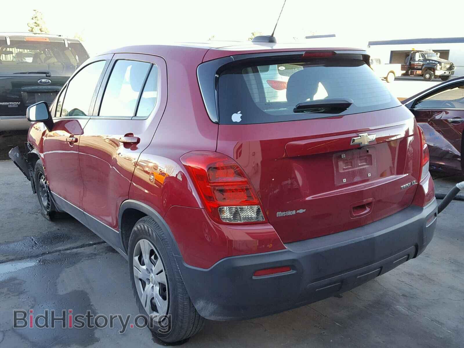 2015 CHEVROLET TRAX - VIN: KL7CJKSB6FB235338 - Фото 3