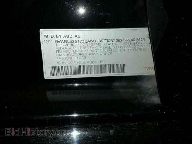 2012 AUDI S4/RS4 - VIN: WAUKGAFL5CA080161 - Фото 10