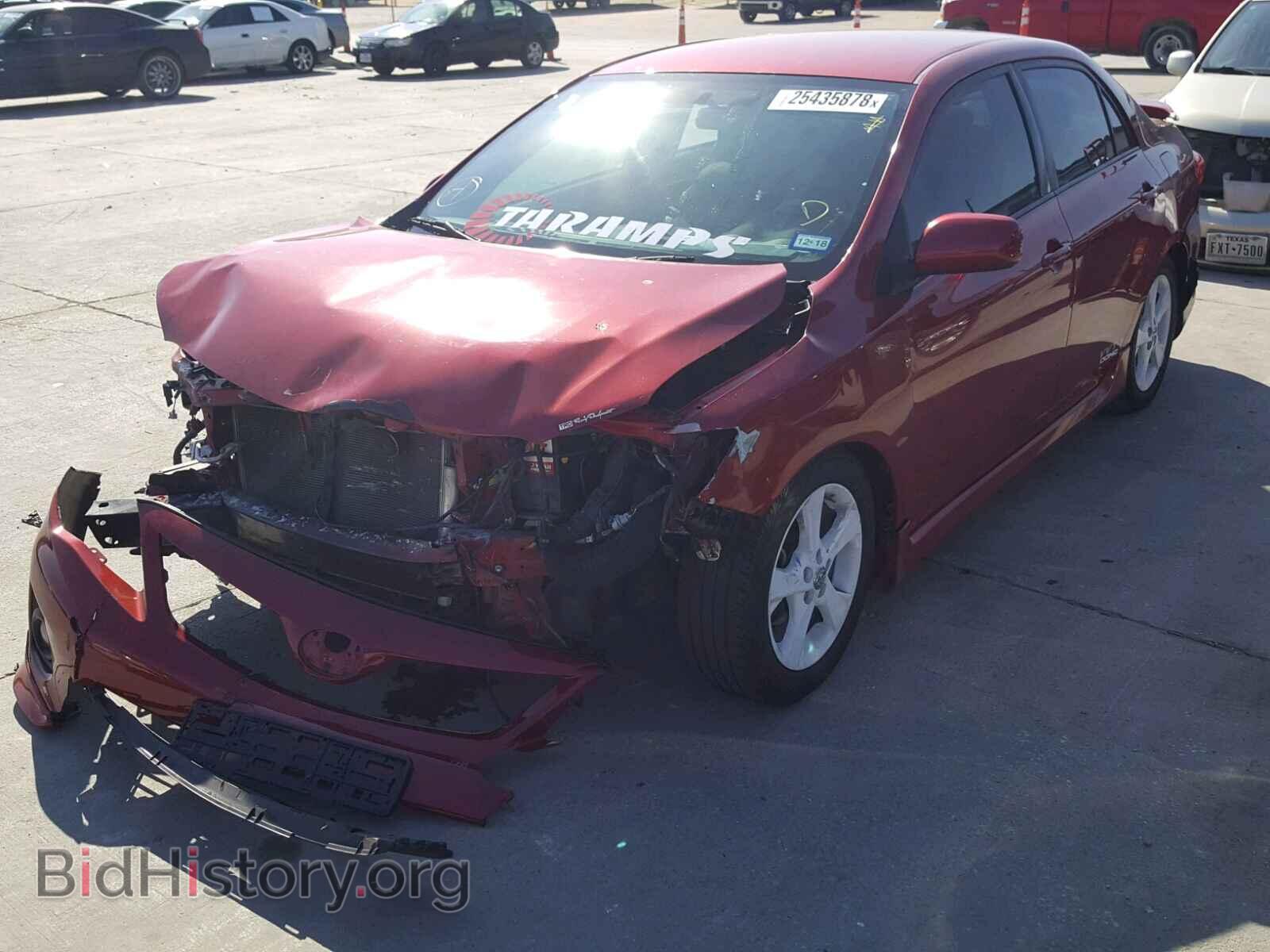 2011 TOYOTA COROLLA BA - VIN: 2T1BU4EE9BC722276 - Фото 2