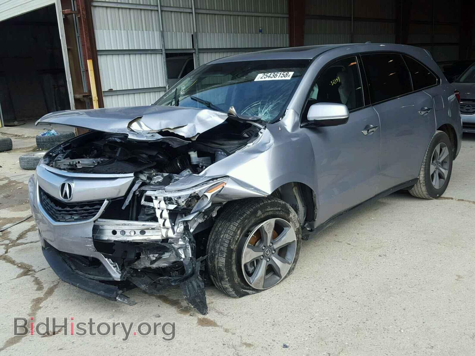 2016 ACURA MDX - VIN: 5FRYD4H20GB017184 - Фото 2