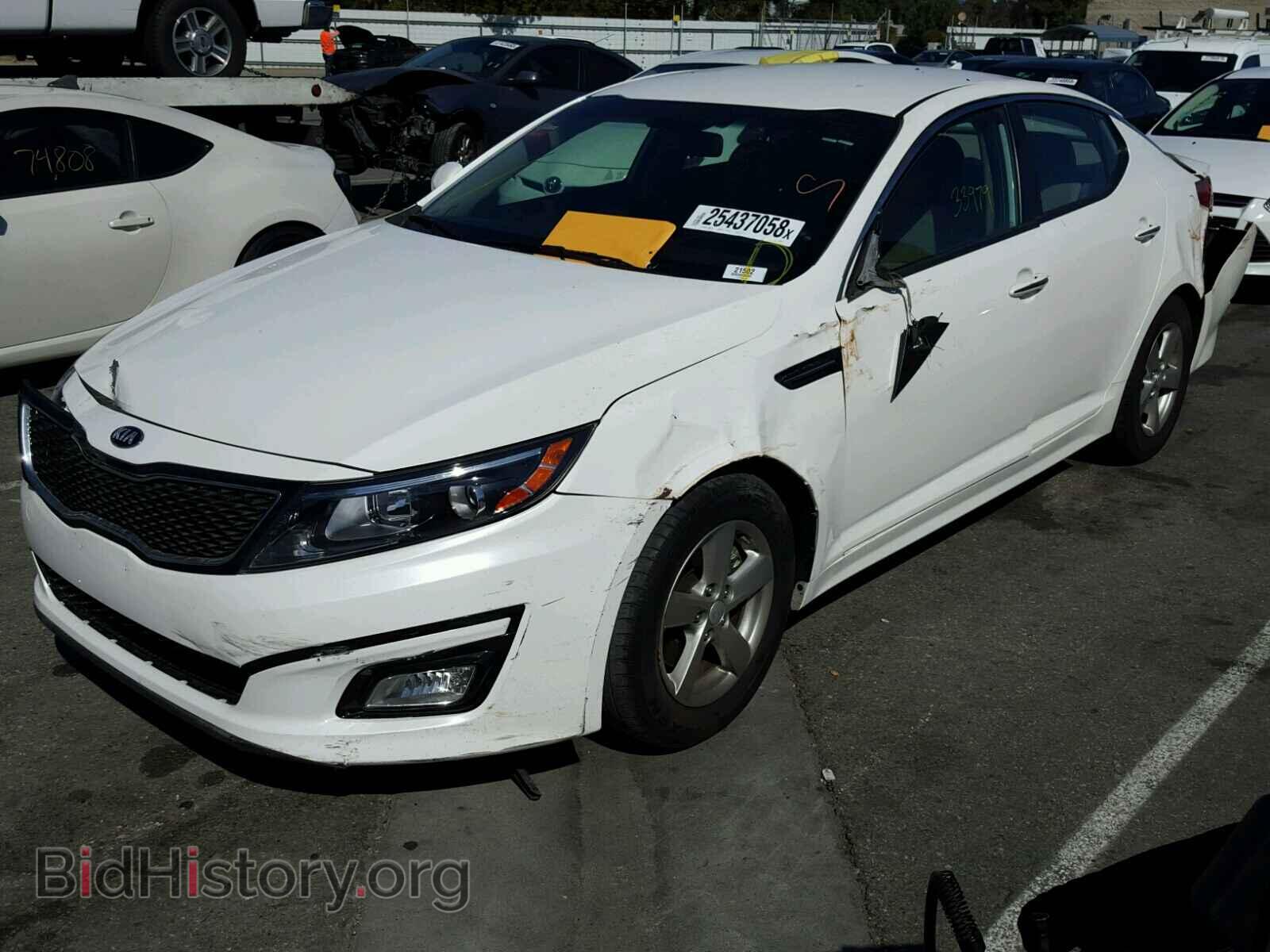 2015 KIA OPTIMA - VIN: KNAGM4A79F5635006 - Фото 2
