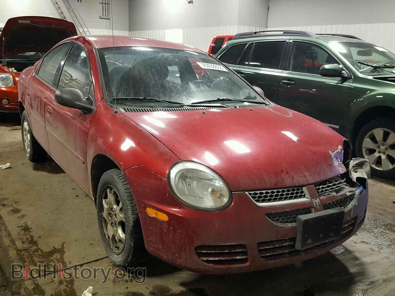 Photo 1B3ES56C45D261423 - DODGE NEON 2005