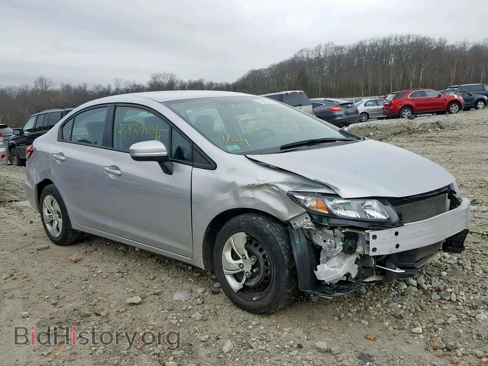 Фотография 19XFB2F54EE207525 - HONDA CIVIC LX 2014