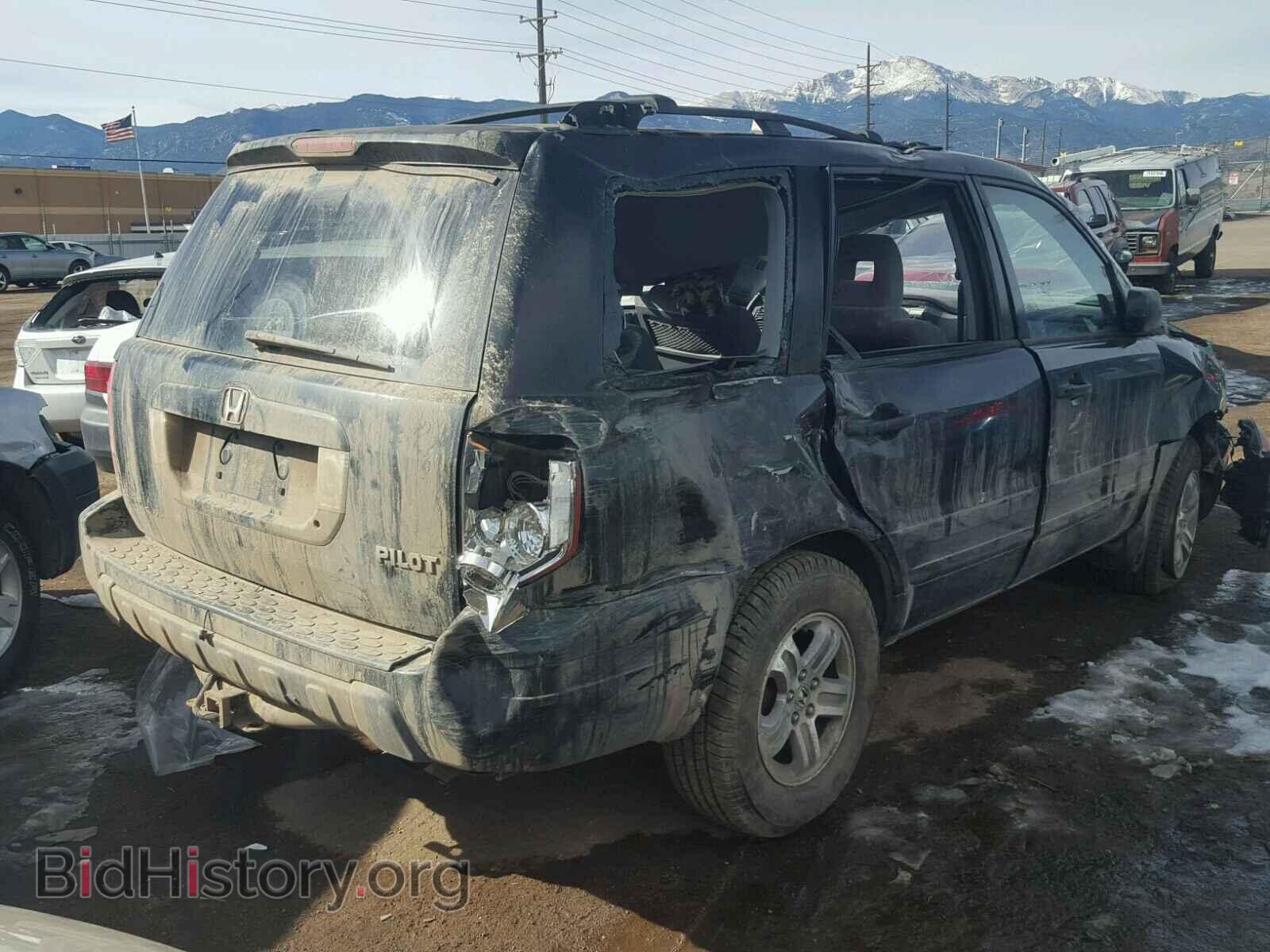 2005 HONDA PILOT - VIN: 2HKYF18415H560196 - Фото 4
