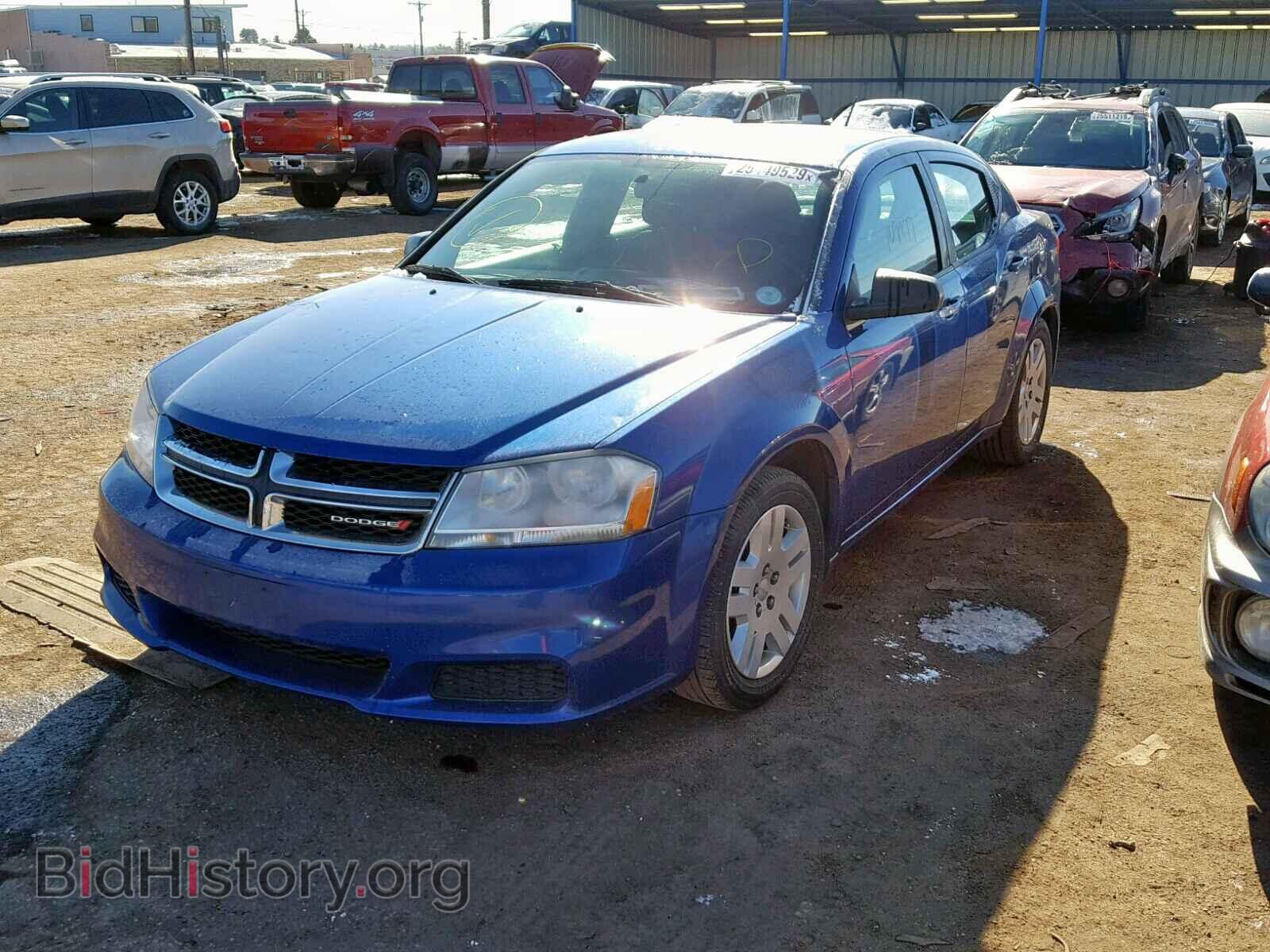 2014 DODGE AVENGER - VIN: 1C3CDZAB0EN174347 - Фото 2
