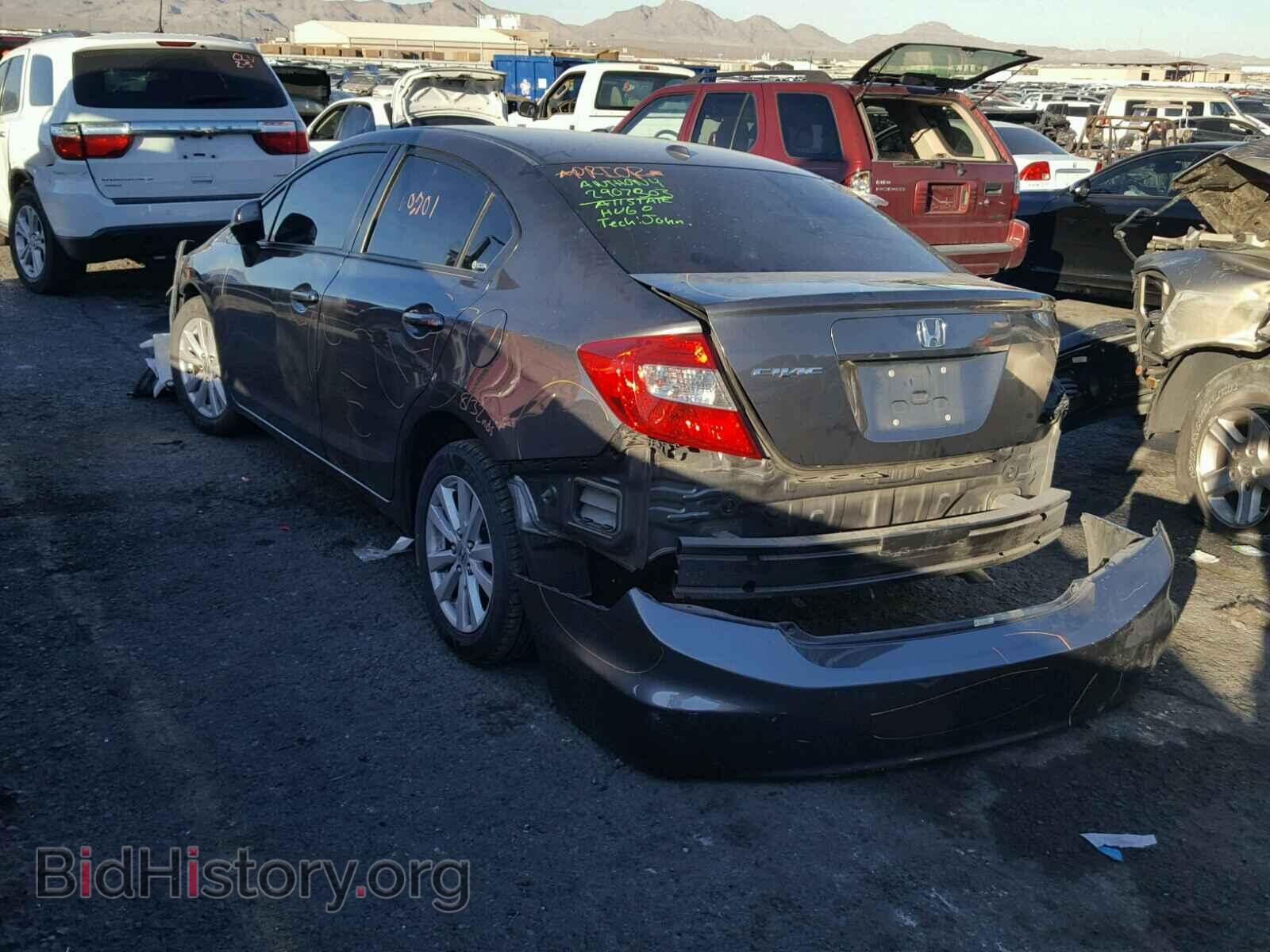 2012 HONDA CIVIC - VIN: 19XFB2F91CE023336 - Фото 3