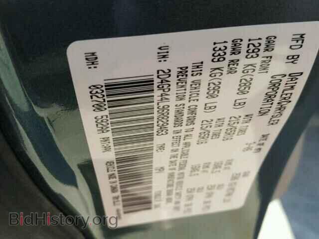 2006 DODGE CARAVAN - VIN: 2D4GP44L96R829463 - Фото 10