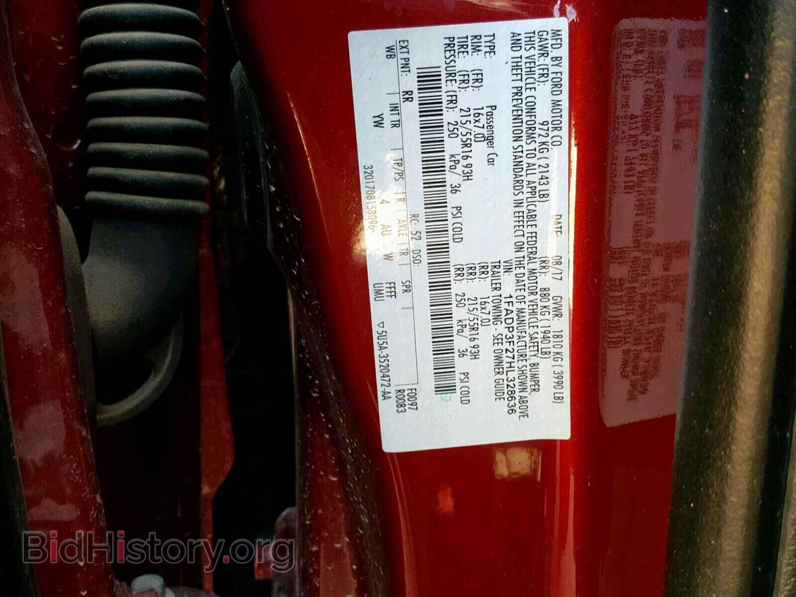 2017 FORD FOCUS SE - VIN: 1FADP3F27HL328636 - Фото 10