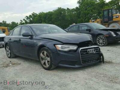 2012 Audi A6 A6 3.0 QUA, charcoal — VIN WAUGGAFC9CN122667, Copart