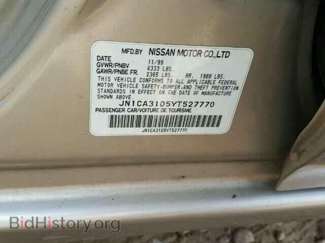 2000 NISSAN MAXIMA - VIN: JN1CA31D5YT527770 - Photo 10