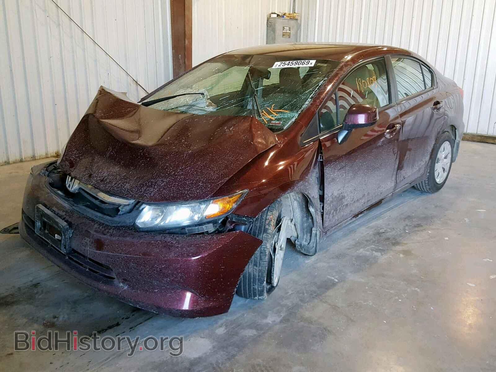 2012 HONDA CIVIC LX - VIN: JHMFB2F54CS003641 - Фото 2