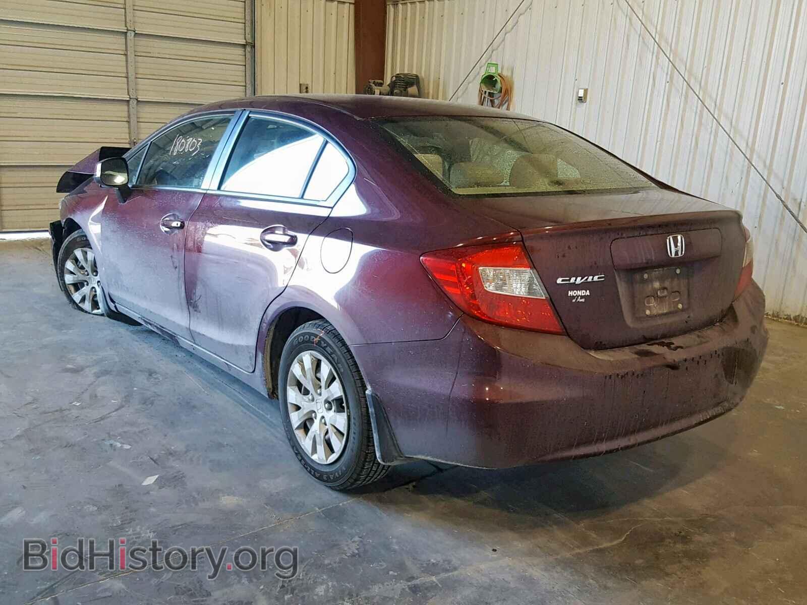 2012 HONDA CIVIC LX - VIN: JHMFB2F54CS003641 - Фото 3