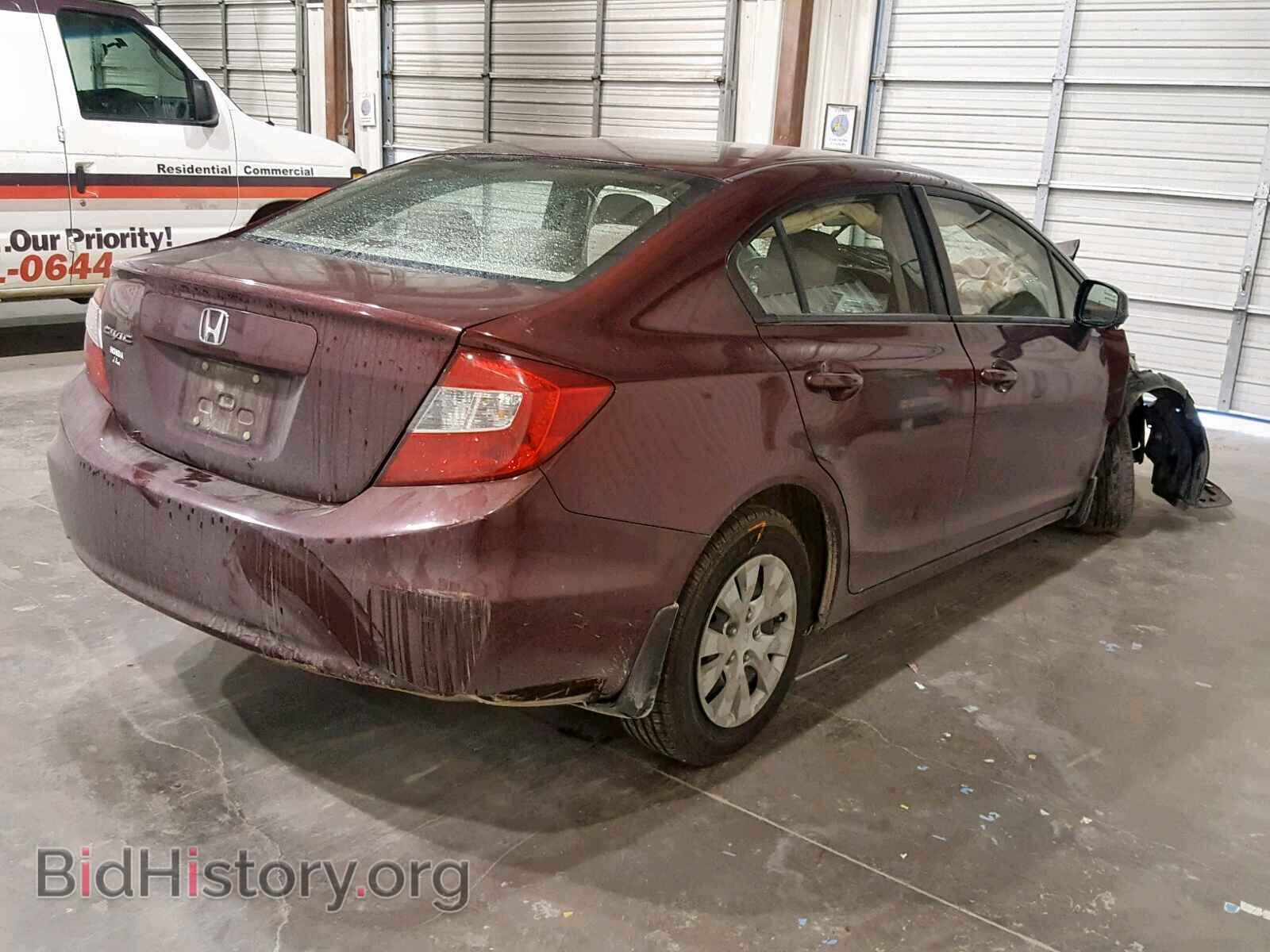 2012 HONDA CIVIC LX - VIN: JHMFB2F54CS003641 - Фото 4