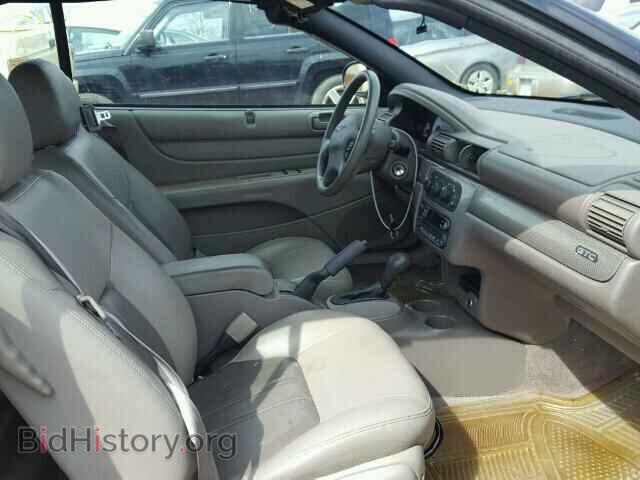 2003 CHRYSLER SEBRING - VIN: 1C3EL75T43N525292 - Фото 5