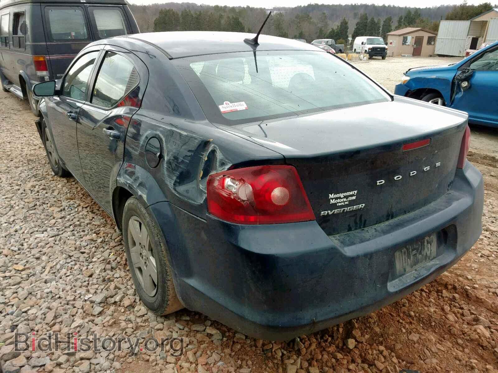 2013 DODGE AVENGER - VIN: 1C3CDZAB4DN605075 - Фото 3