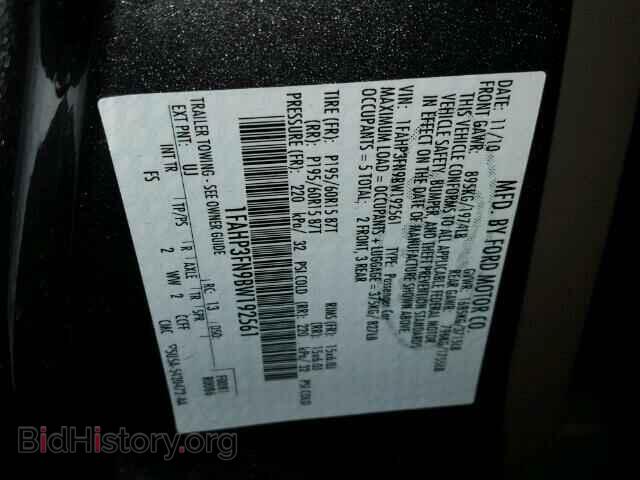 2011 FORD FOCUS - VIN: 1FAHP3FN9BW192561 - Фото 10