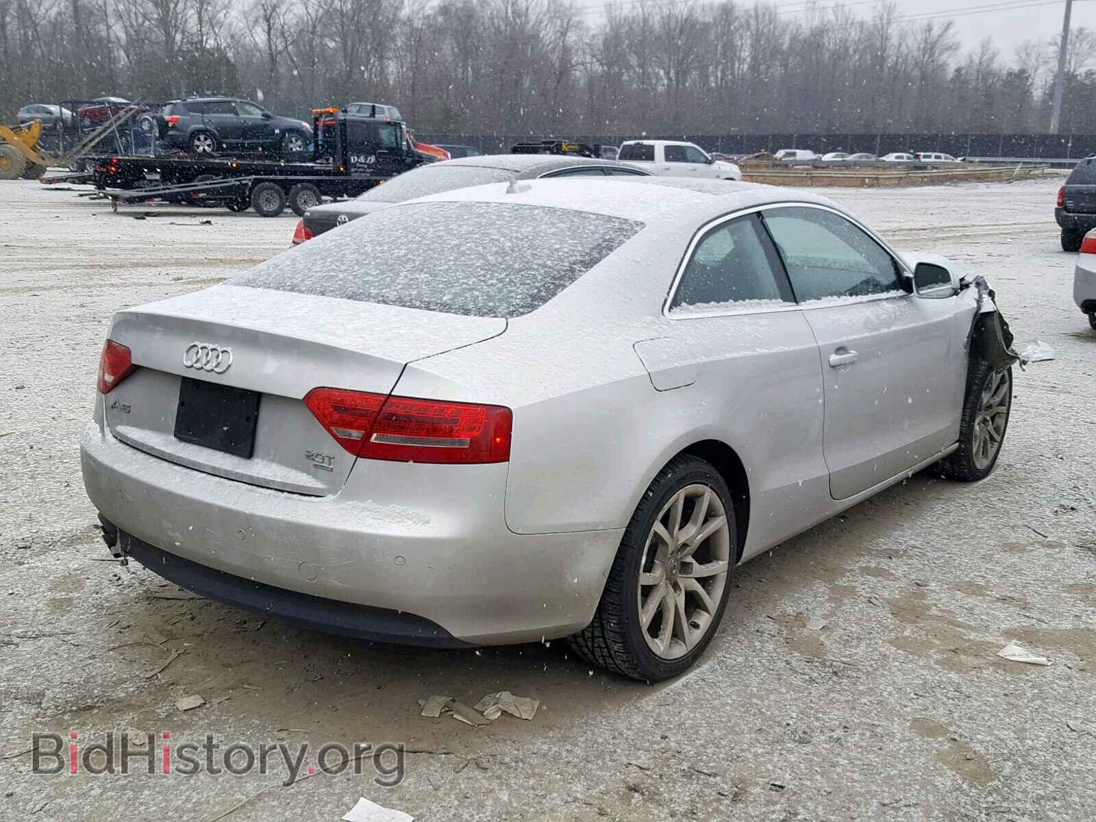 2012 AUDI A5 PREMIUM - VIN: WAULFAFRXCA001885 - Photo 4