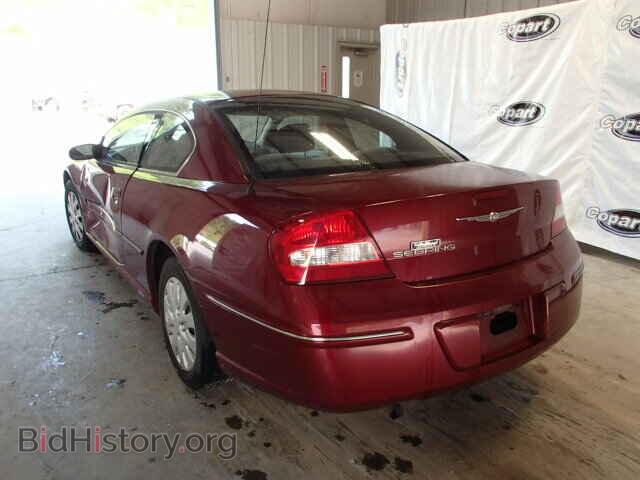 2004 CHRYSLER SEBRING - VIN: 4C3AG42G44E150321 - Фото 3
