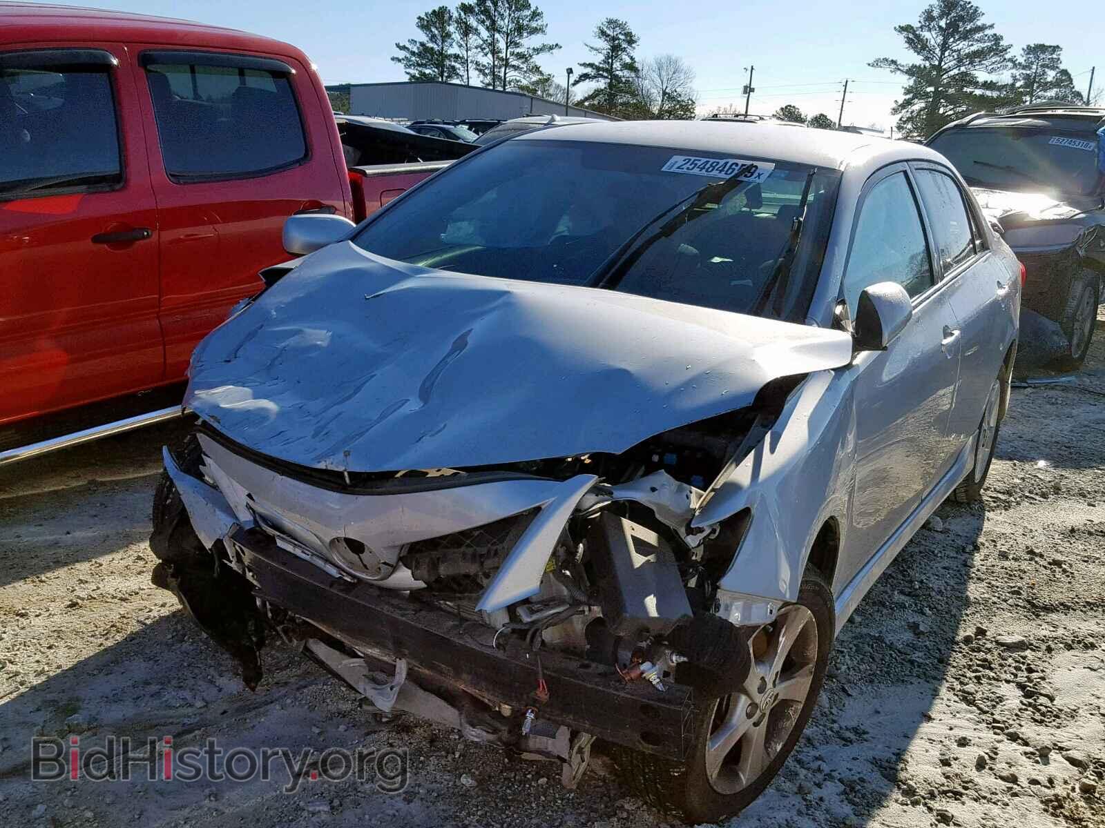 2011 TOYOTA COROLLA BA - VIN: 2T1BU4EEXBC623563 - Фото 2