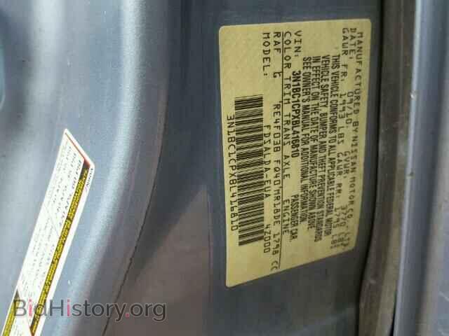 2011 NISSAN VERSA - VIN: 3N1BC1CPXBL416810 - Фото 10