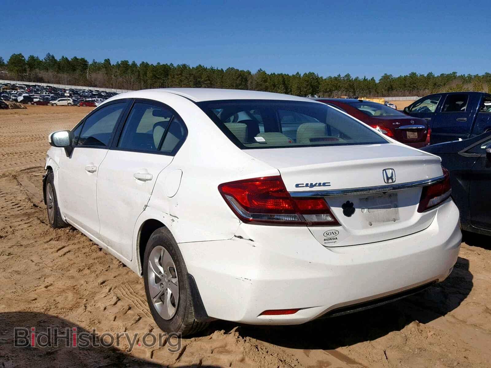 2014 HONDA CIVIC LX - VIN: 19XFB2F5XEE012075 - Фото 3