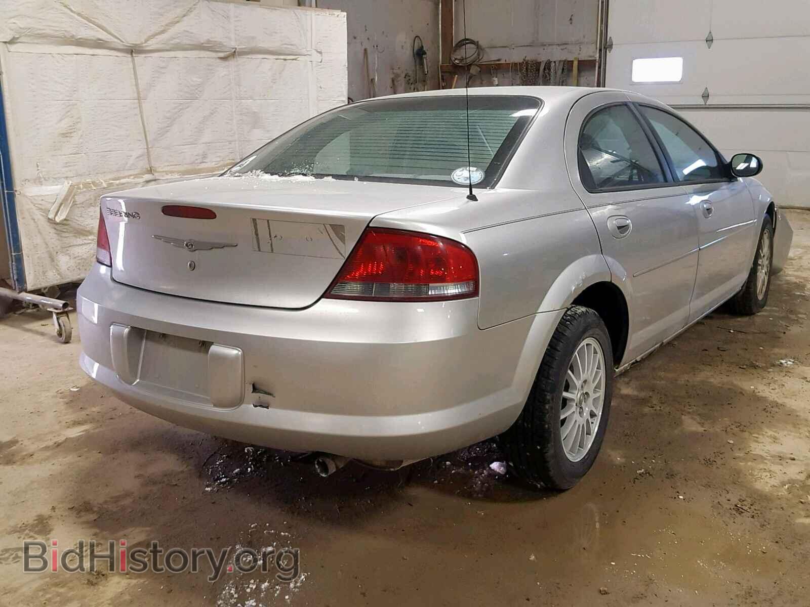 2004 CHRYSLER SEBRING - VIN: 1C3EL46X84N344326 - Фото 4